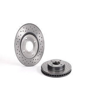 Brembo OE Brembo 00-04 Ford Focus Front Premium Xtra Cross Drilled UV Coated Rotor 09.7806.1X