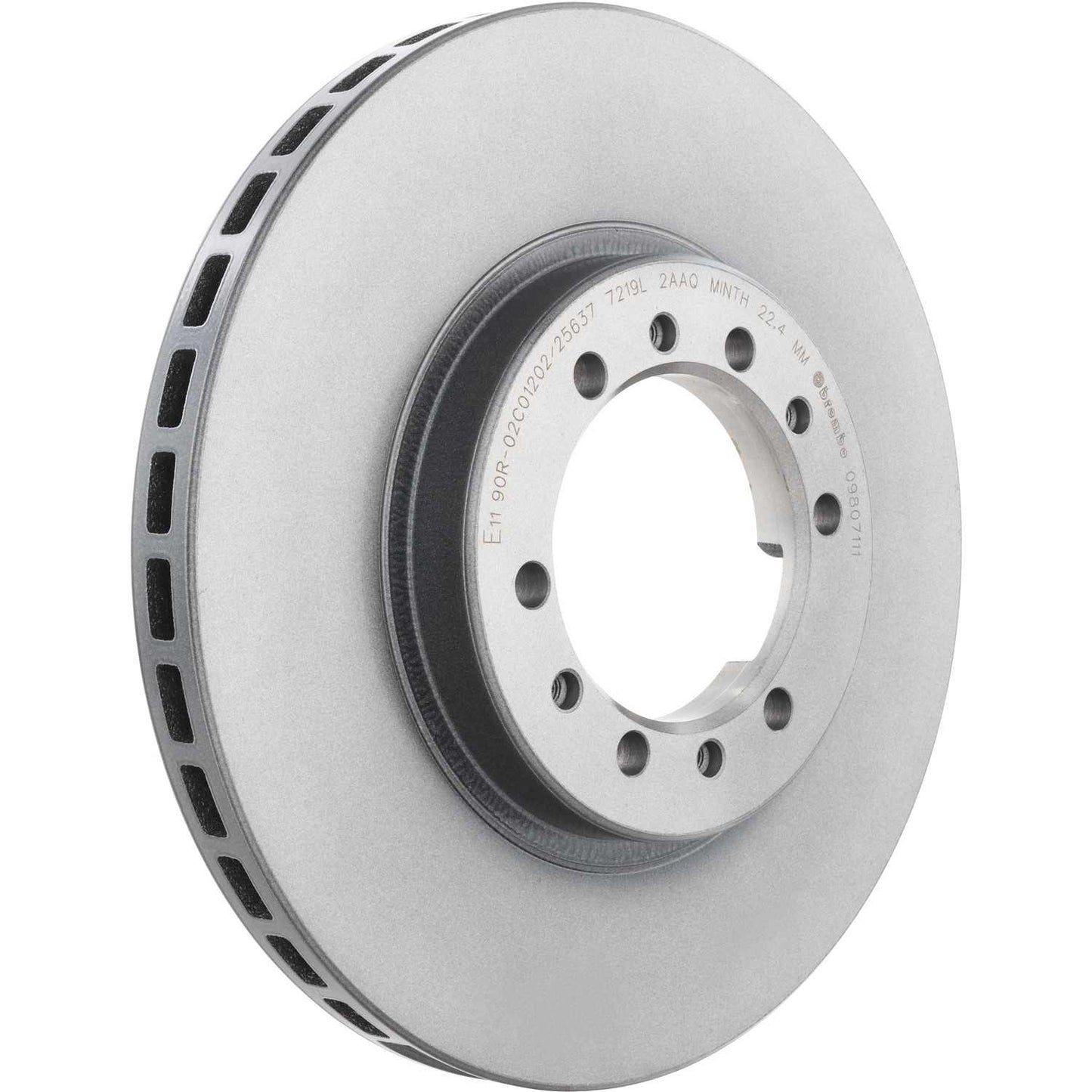 Brembo OE Brembo 92-96 Mitsubishi Montero/97-03 Montero Sport Front Premium UV Coated OE Equivalent Rotor 09.8071.11