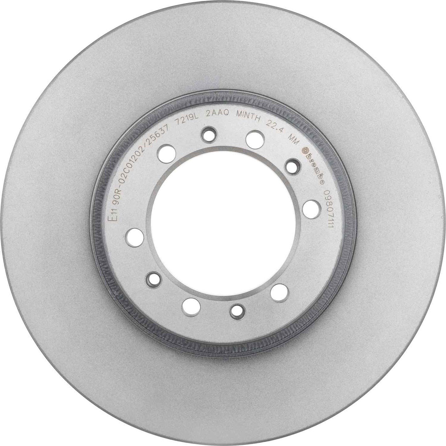 Brembo OE Brembo 92-96 Mitsubishi Montero/97-03 Montero Sport Front Premium UV Coated OE Equivalent Rotor 09.8071.11