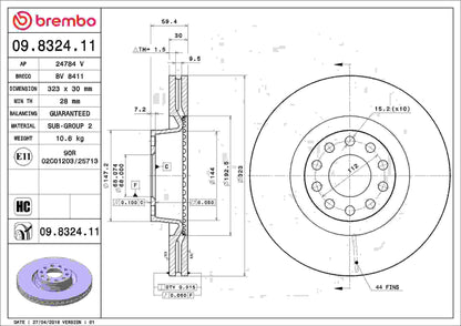 Brembo Disc Brake Rotor