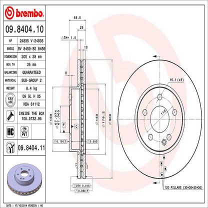 Brembo Disc Brake Rotor