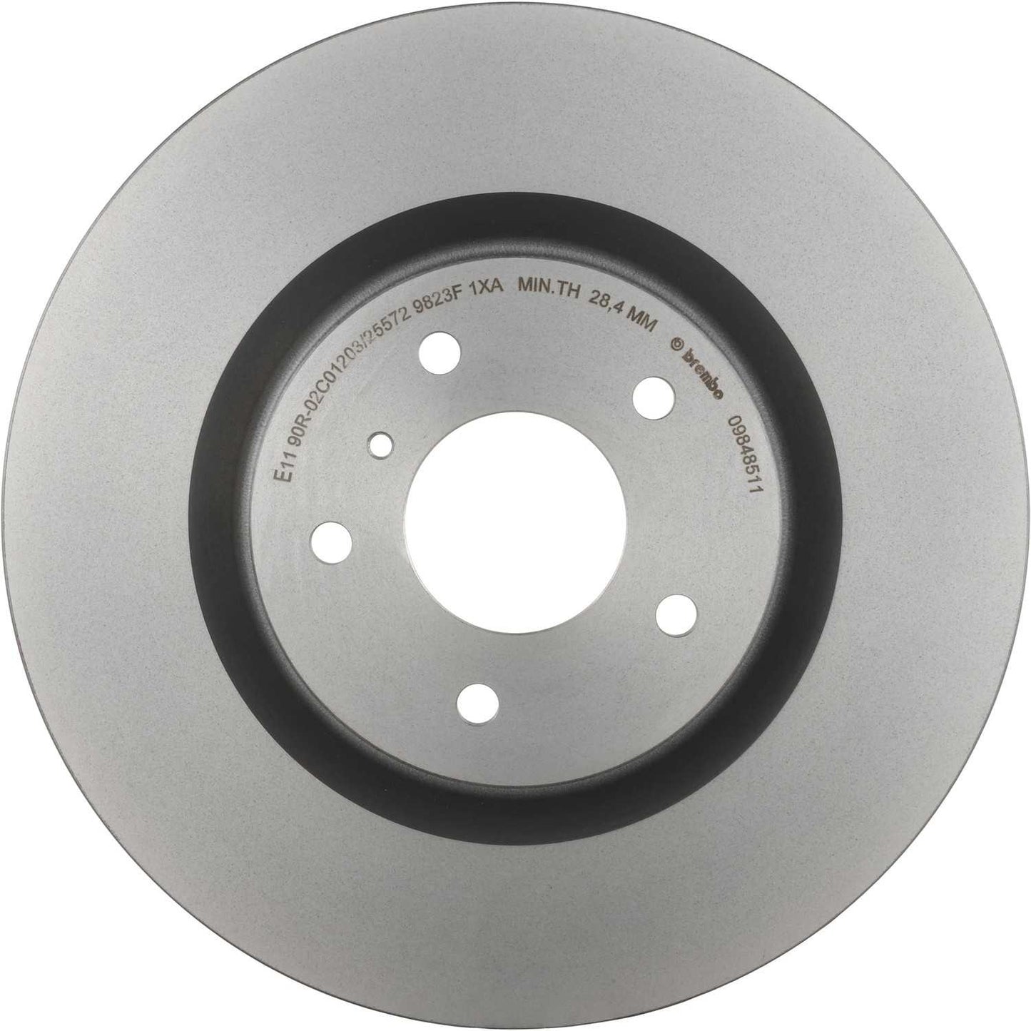 Brembo OE Brembo 03-04 Infiniti G35/03-09 Nissan 350Z Front Premium UV Coated OE Equivalent Rotor 09.8485.11