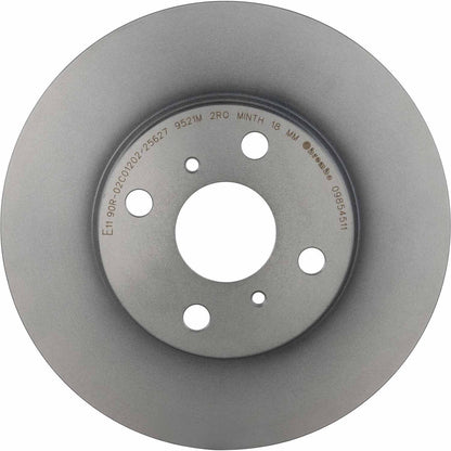 Brembo OE Brembo 01-05 Toyota Echo/00-05 MR2 Spyder Front Premium UV Coated OE Equivalent Rotor 09.8545.11