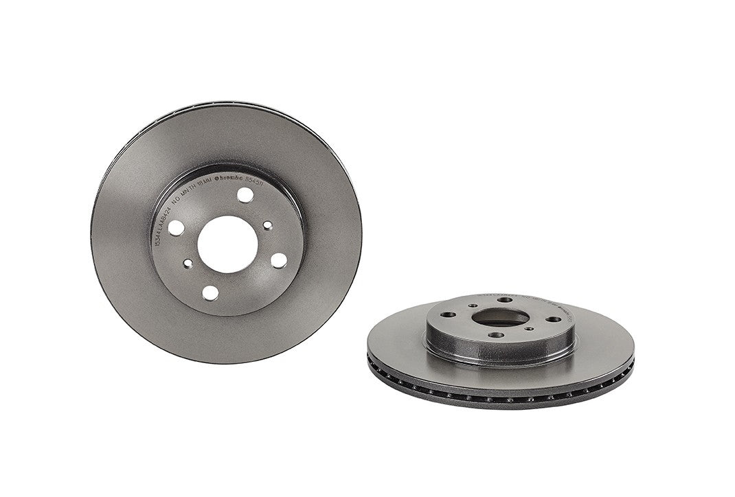 Brembo OE Brembo 01-05 Toyota Echo/00-05 MR2 Spyder Front Premium UV Coated OE Equivalent Rotor 09.8545.11