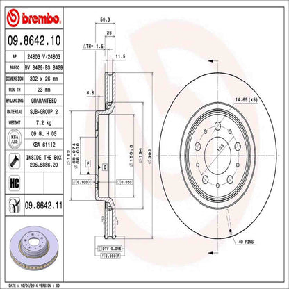 Brembo Disc Brake Rotor