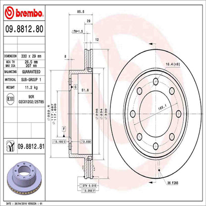 Brembo Disc Brake Rotor