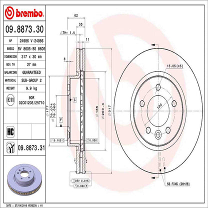 Brembo Disc Brake Rotor