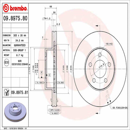 Brembo Disc Brake Rotor