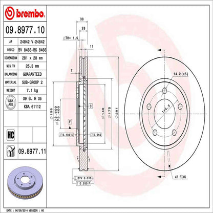 Brembo Disc Brake Rotor