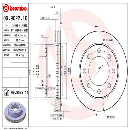 Brembo Disc Brake Rotor