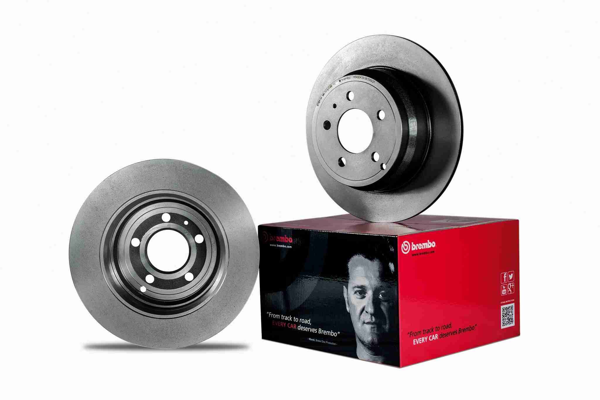 Brembo OE Brembo 03-05 Ford E-350 Club Wagon/99-00 E-350 Econoline Rear Premium OE Equivalent Rotor 09.9050.10