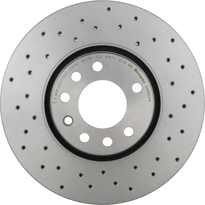 Brembo OE Brembo 03-11 Saab 9-3 Front Premium Xtra Cross Drilled UV Coated Rotor 09.9162.1X