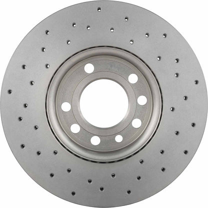 Brembo OE Brembo 10-11 Saab 9-3X Front Premium Xtra Cross Drilled UV Coated Rotor 09.9165.1X