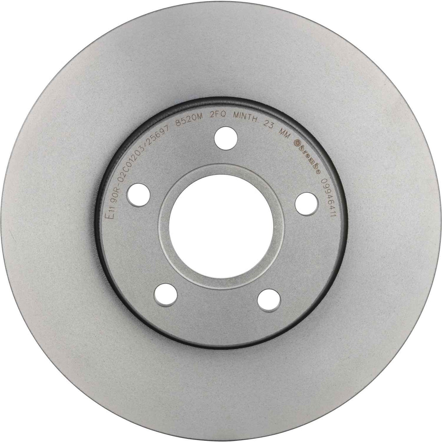 Brembo OE Brembo 04-08 Volvo S40/05-08 V50 Front Premium UV Coated OE Equivalent Rotor 09.9464.11