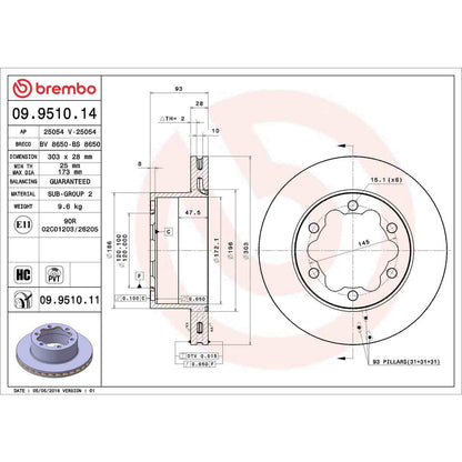 Brembo Disc Brake Rotor