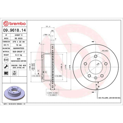 Brembo Disc Brake Rotor