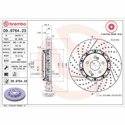 Brembo Disc Brake Rotor