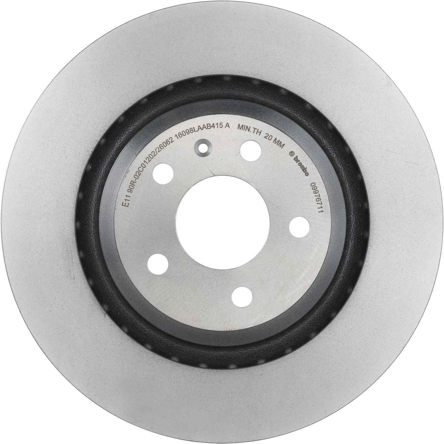 Brembo OE Brembo 07-11 Audi S6 Rear Premium UV Coated OE Equivalent Rotor 09.9767.11