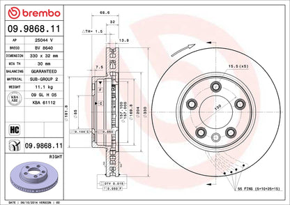 Brembo Disc Brake Rotor