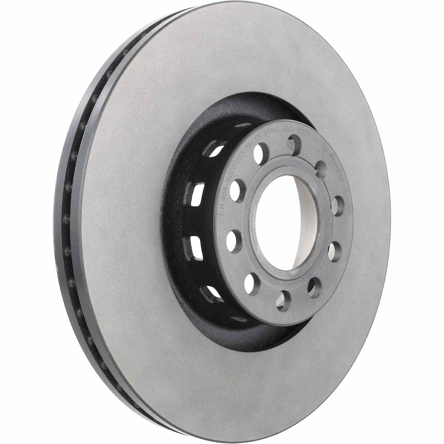 Brembo OE Brembo 00-03 Audi A8 Quattro Front Premium UV Coated OE Equivalent Rotor 09.9911.11