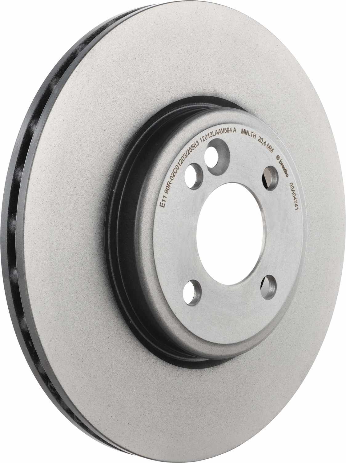 Brembo OE Brembo 05-07 Mini Cooper Front Premium UV Coated OE Equivalent Rotor 09.A047.41