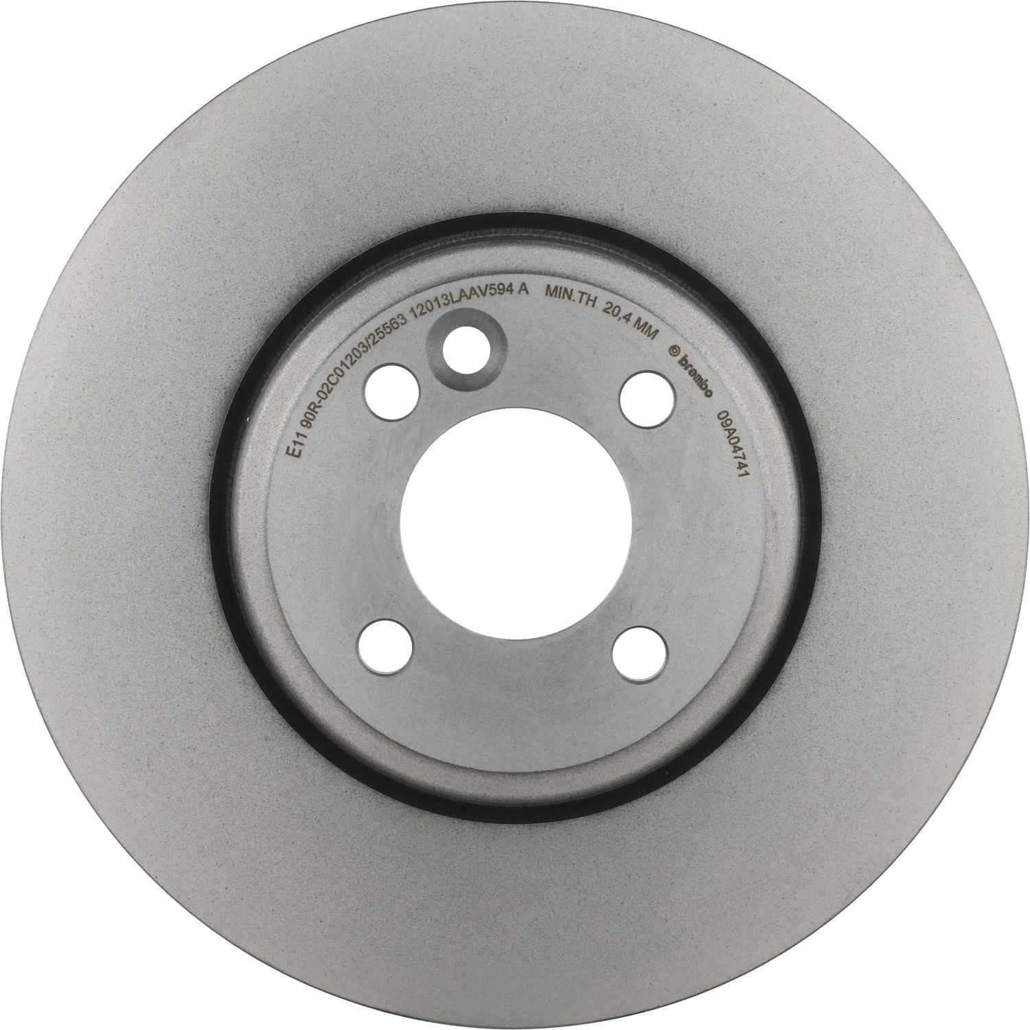 Brembo OE Brembo 05-07 Mini Cooper Front Premium UV Coated OE Equivalent Rotor 09.A047.41