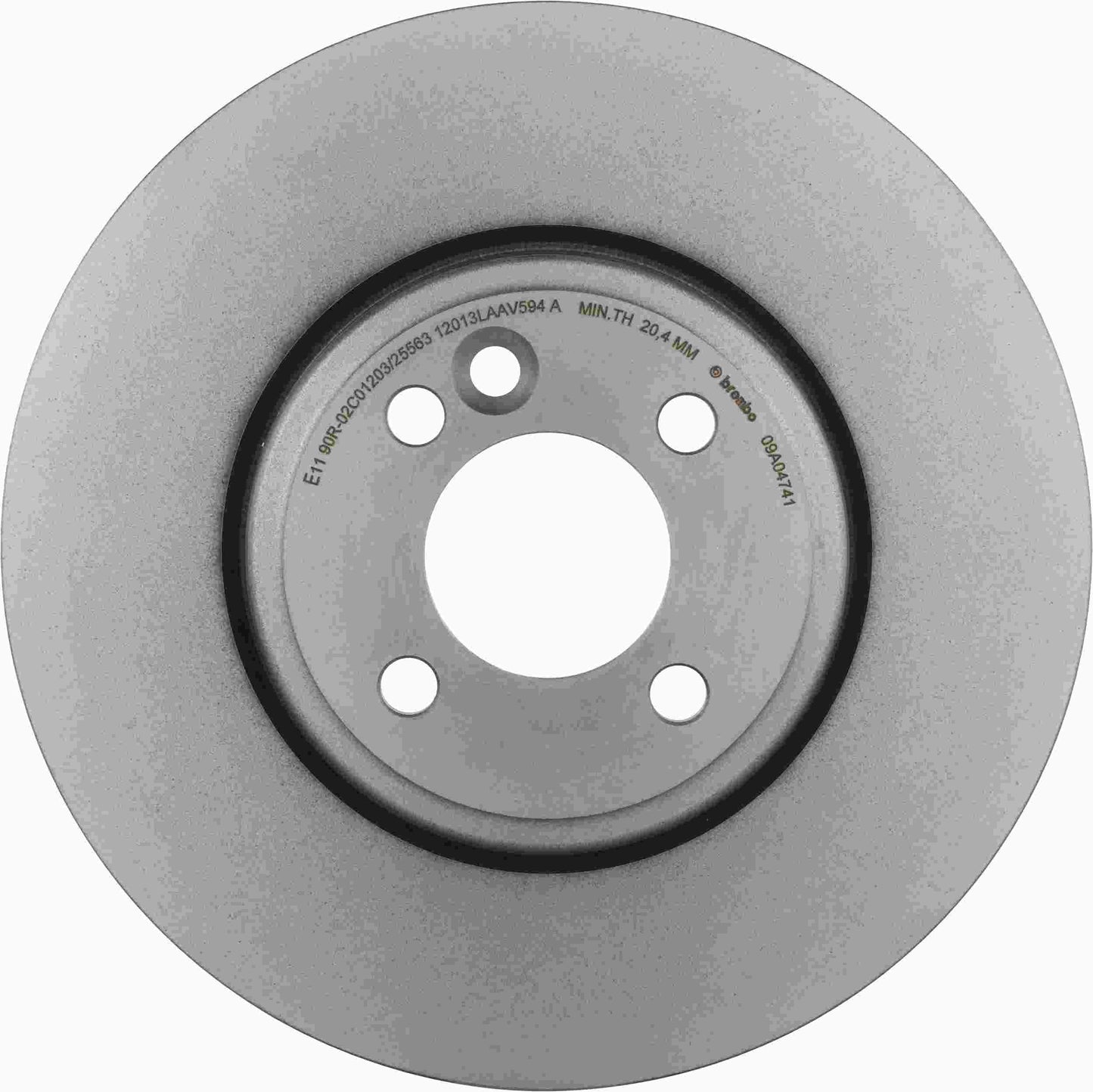 Brembo OE Brembo 05-07 Mini Cooper Front Premium UV Coated OE Equivalent Rotor 09.A047.41