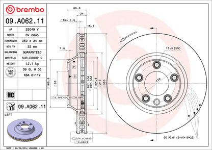 Brembo Disc Brake Rotor
