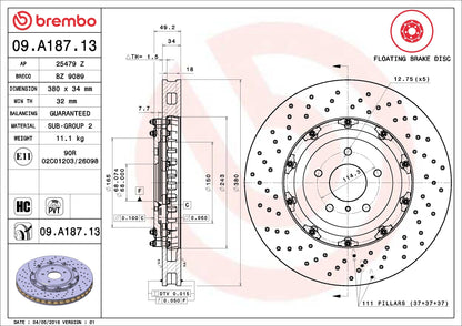 Brembo Disc Brake Rotor