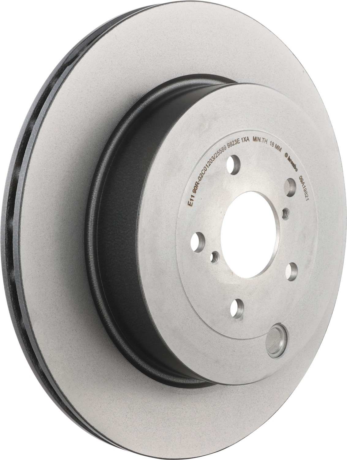 Brembo OE Brembo 17-20 Subaru BRZ Rear Premium UV Coated OE Equivalent Rotor 09.A198.21