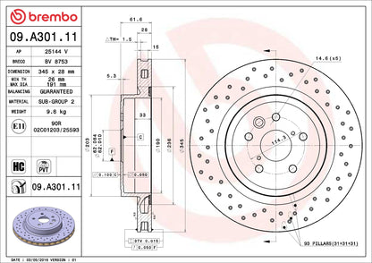 Brembo Disc Brake Rotor