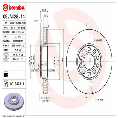 Brembo Disc Brake Rotor