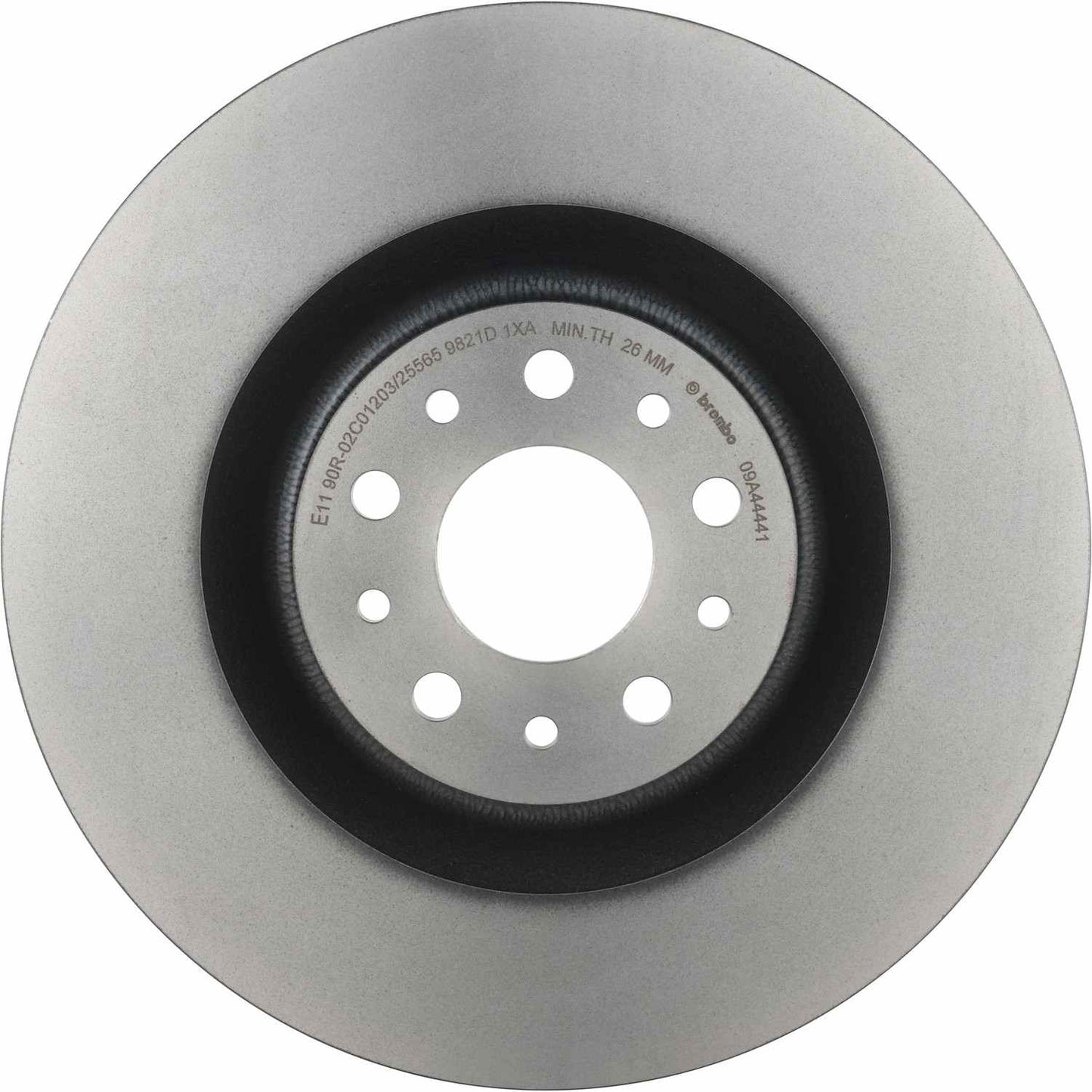 Brembo OE Brembo 14-20 Fiat 500L Front Premium UV Coated OE Equivalent Rotor 09.A444.41