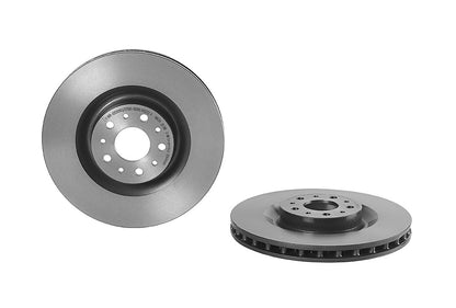 Brembo OE Brembo 14-20 Fiat 500L Front Premium UV Coated OE Equivalent Rotor 09.A444.41