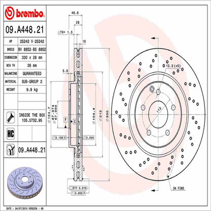 Brembo Disc Brake Rotor