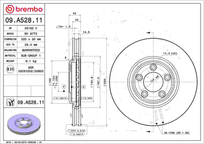 Brembo Disc Brake Rotor