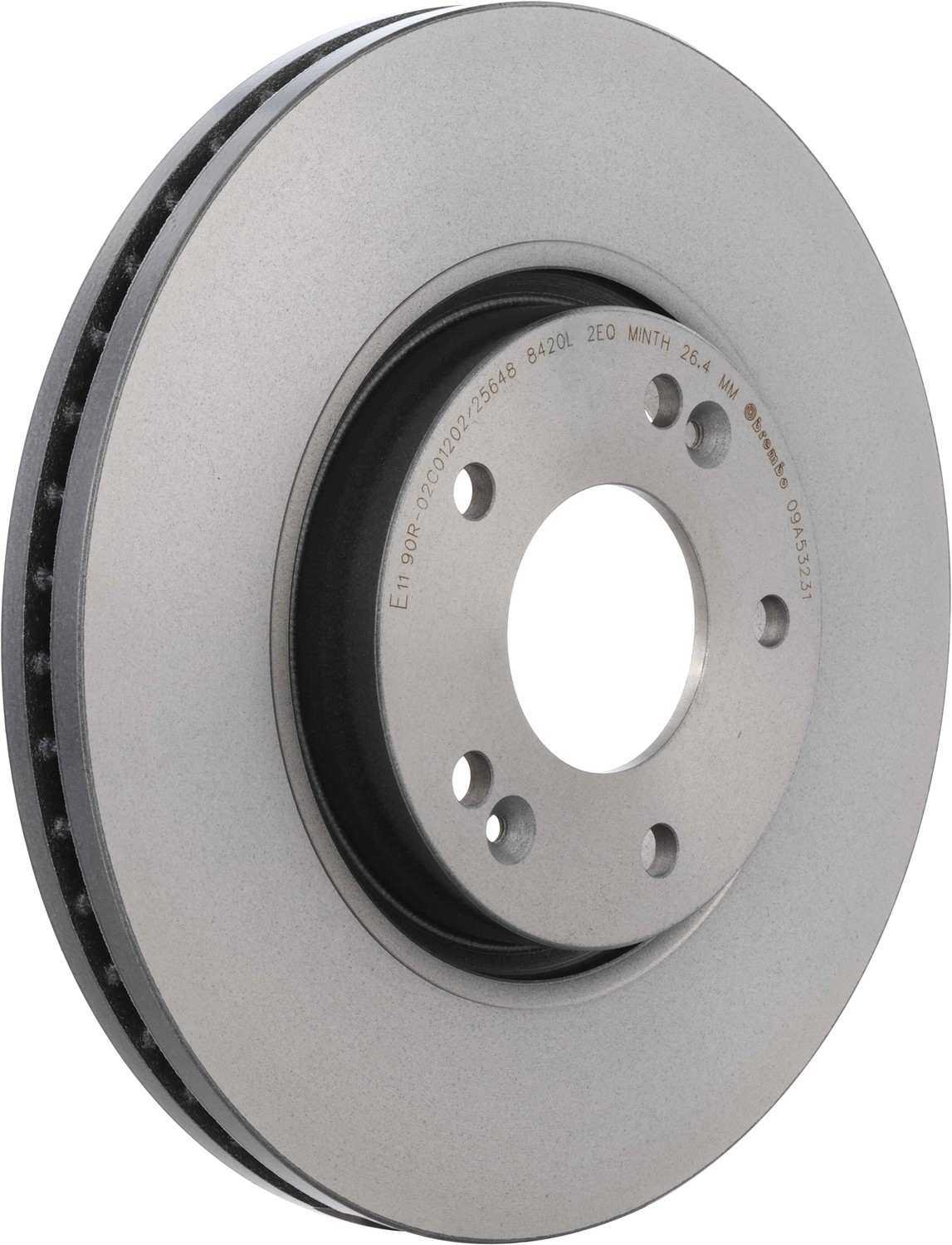 Brembo OE Brembo 11-14 Hyundai Sonata/12-15 Kia Optima Front Premium UV Coated OE Equivalent Rotor 09.A532.31