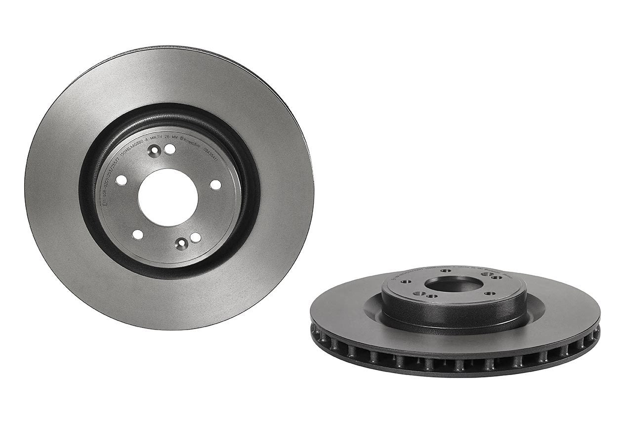Brembo OE Brembo 10-16 Hyundai Genesis Coupe Front Premium UV Coated OE Equivalent Rotor 09.A554.11