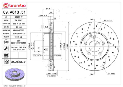 Brembo Disc Brake Rotor