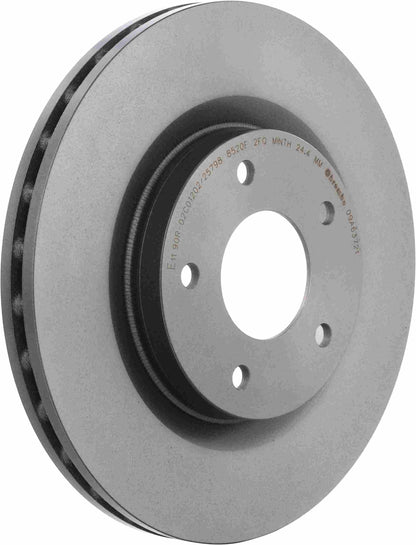 Brembo OE Brembo 08-11 Mitsubishi Lancer/07-11 Outlander Front Premium UV Coated OE Equivalent Rotor 09.A637.21