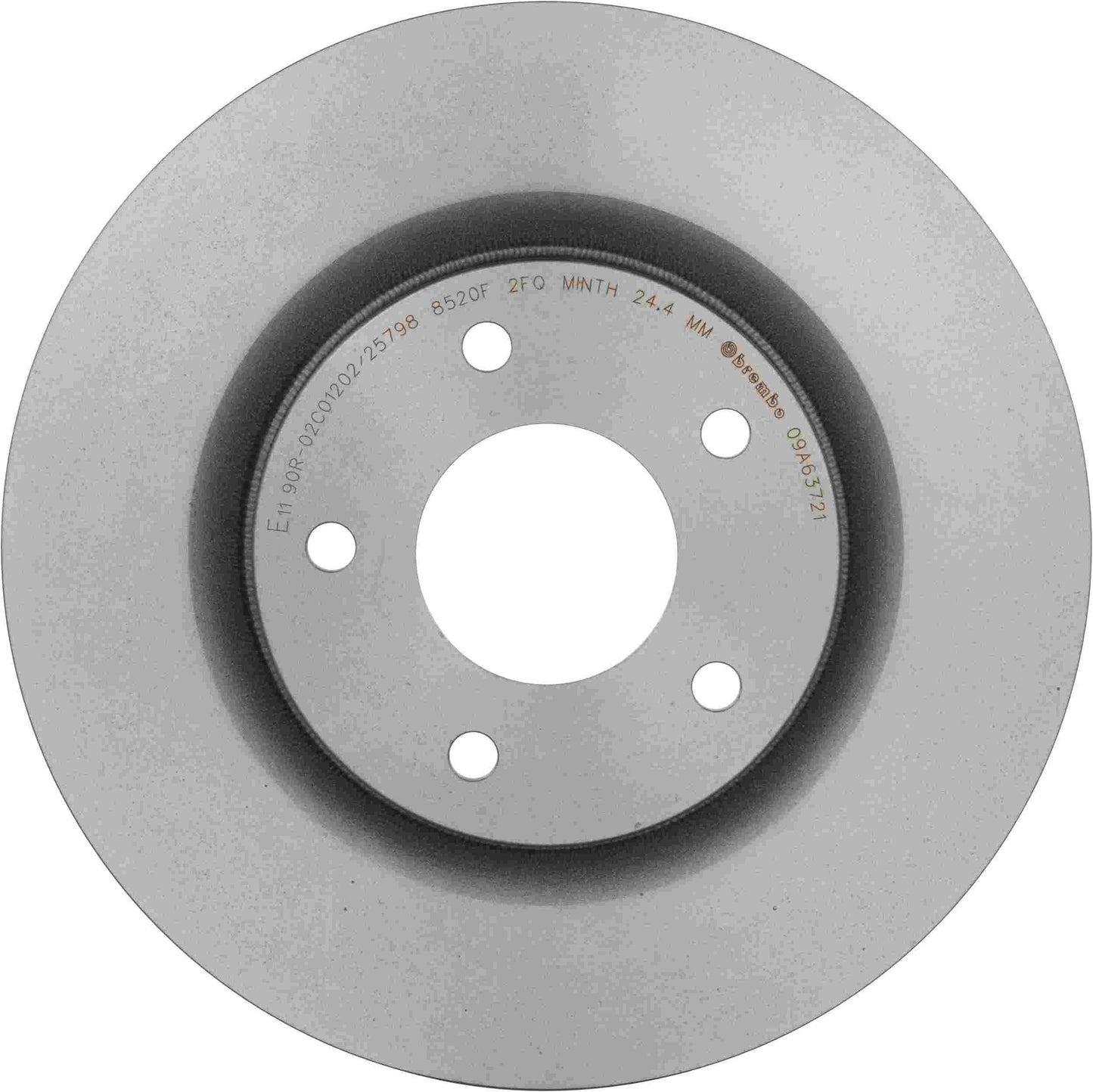 Brembo OE Brembo 08-11 Mitsubishi Lancer/07-11 Outlander Front Premium UV Coated OE Equivalent Rotor 09.A637.21