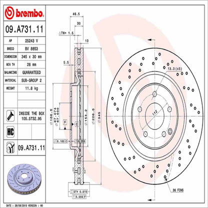 Brembo Disc Brake Rotor