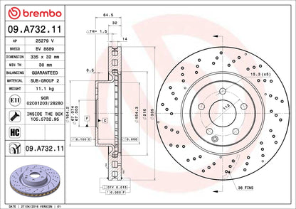 Brembo Disc Brake Rotor