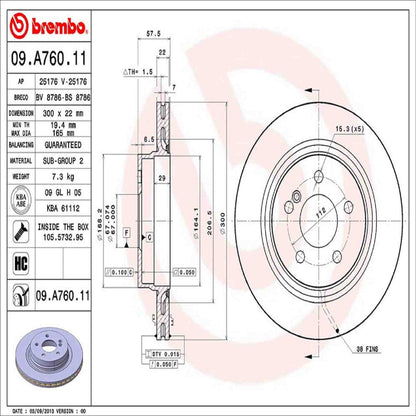 Brembo Disc Brake Rotor