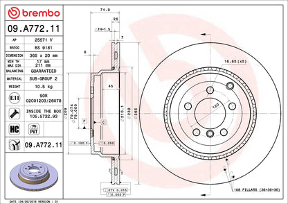Brembo 09A77211