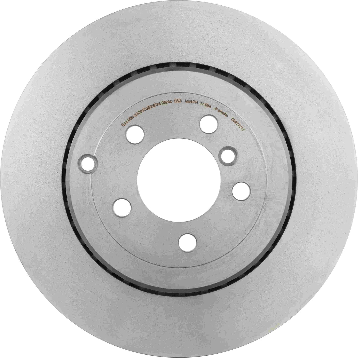 Brembo OE Brembo 10-12 Land Rover Range Rover Rear Premium UV Coated OE Equivalent Rotor 09.A772.11