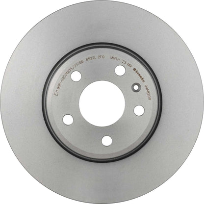 Brembo OE Brembo 17-20 Audi A4 Front Premium UV Coated OE Equivalent Rotor 09.A820.11
