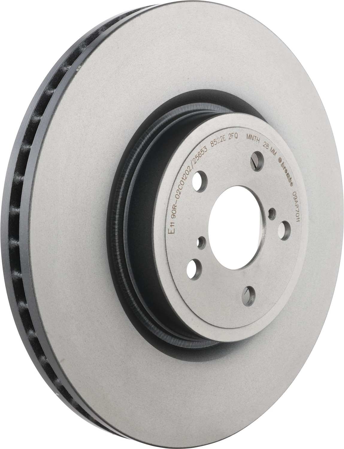 Brembo OE Brembo 14-18 Subaru Forester/05-14 Legacy/06-14 Outback Front Premium UV Coated OE Equivalent Rotor 09.A870.11