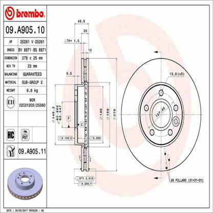 Brembo Disc Brake Rotor