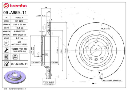 Brembo Disc Brake Rotor